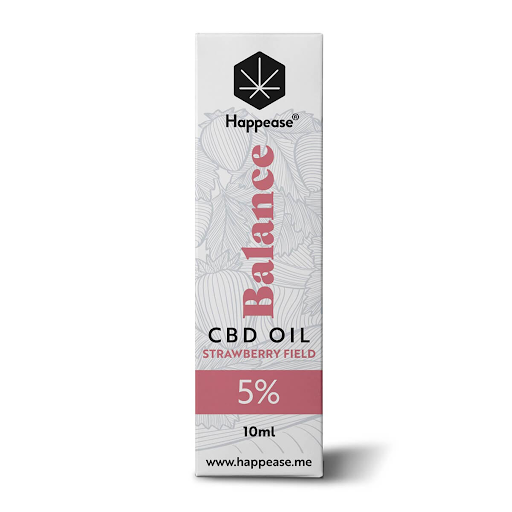 Happease Balance 5% CBD Oil Strawberry Field