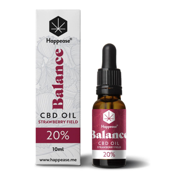 Happease Balance 20% CBD Oil Strawberry Field