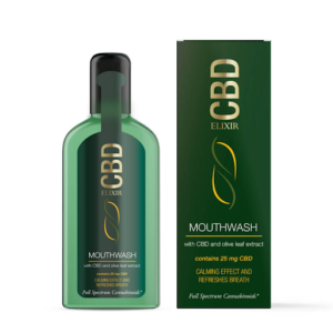 CBD ELIXIR MOUTHWASH 25MG CBD AND OLIVE OIL LEAF EXTRACT (75ml)